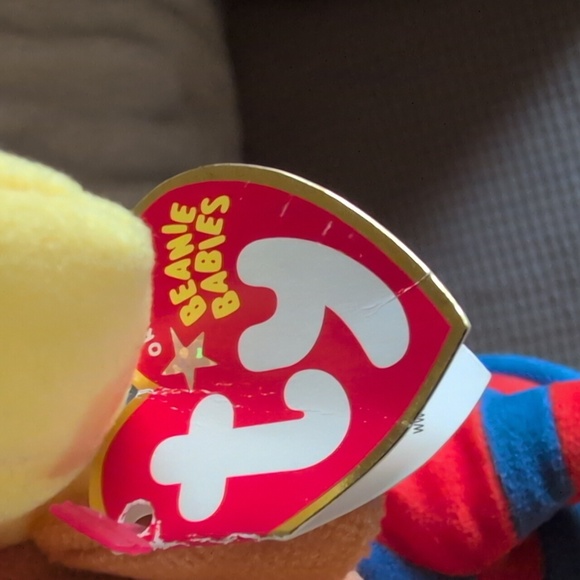 Backyardigans Tyrone Striped Moose Plush Toy Beanie Baby - Picture 6 of 8